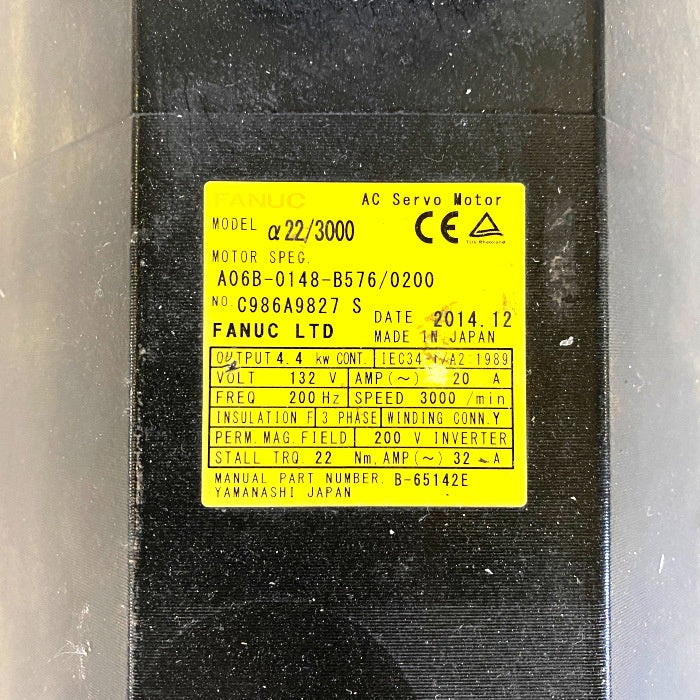 ファナック ACサーボモーター A06B-0148-B576/0200