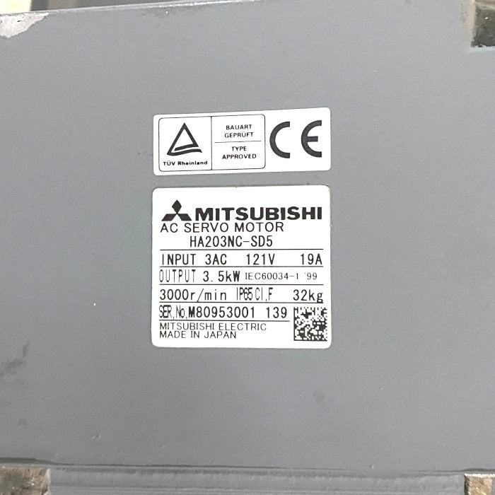 三菱電機 サーボモータ HA203NC-SD5