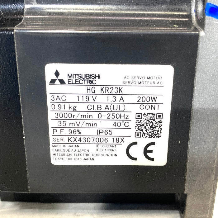 三菱電機 サーボモーター HG-KR23K