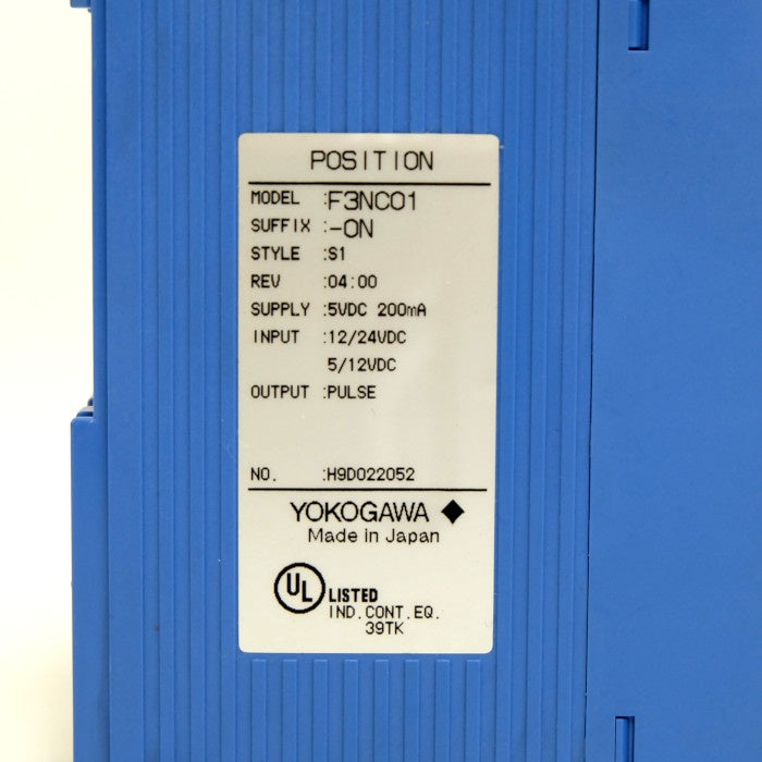横河電機 位置決めユニット F3NC01-0N