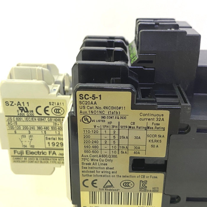 富士電機 電磁開閉器 SW-5-1 2.2kw 2a2b
