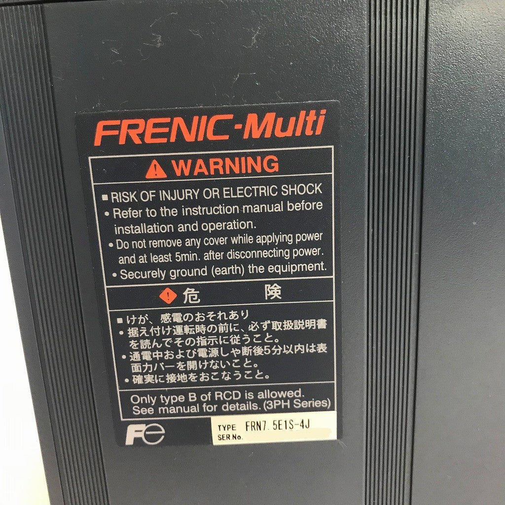 富士電機 インバータ FRN7.5E1S-4J 400V 7.5KW