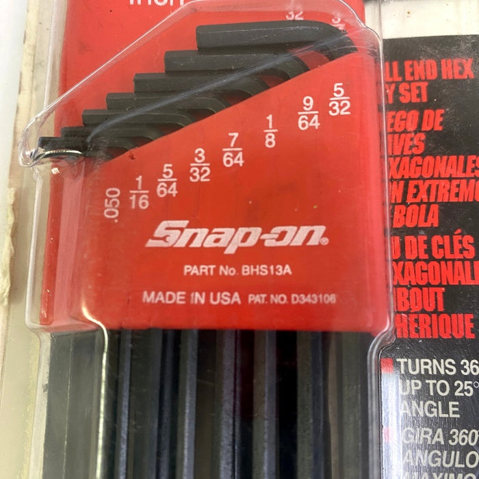 Snap-on L型ボールヘックスセット BHS13A