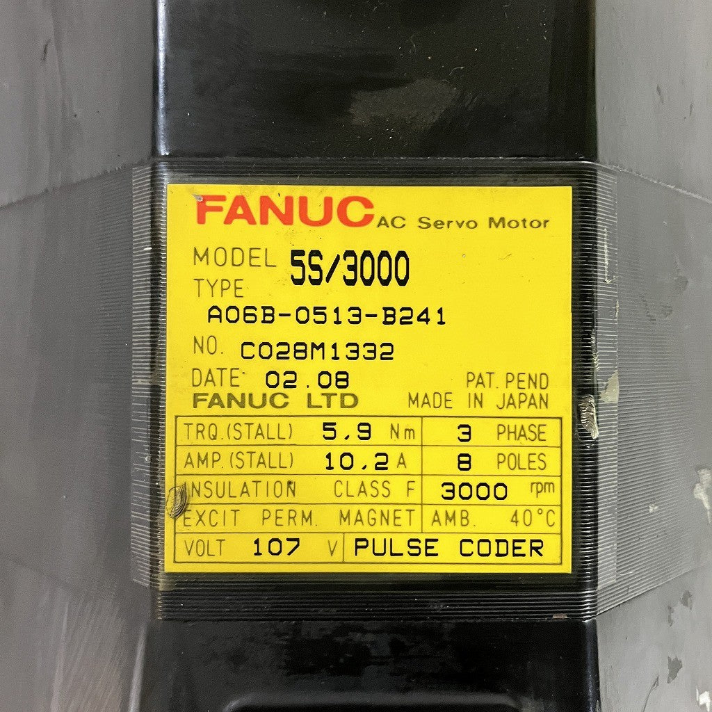 FANUC ACサーボモータ A06B-0513-B241