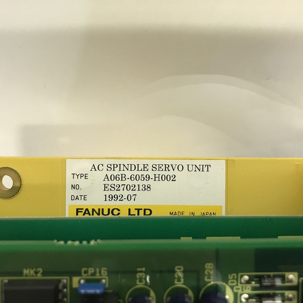 FANUC ACスピンドルサーボユニット A06B-6059-H002