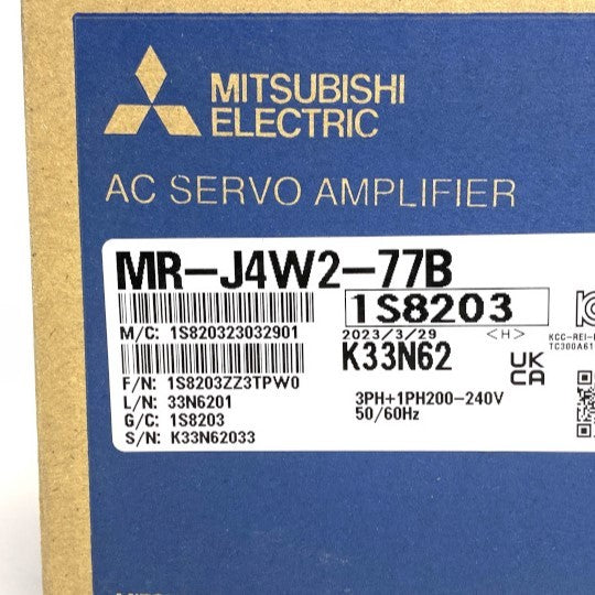 三菱電機 サーボアンプ MR-J4W2-77B