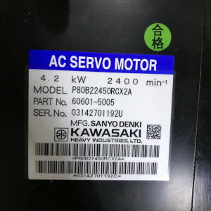 kawasaki モータ Assy エンコーダー付 50601-1121 箱開封品