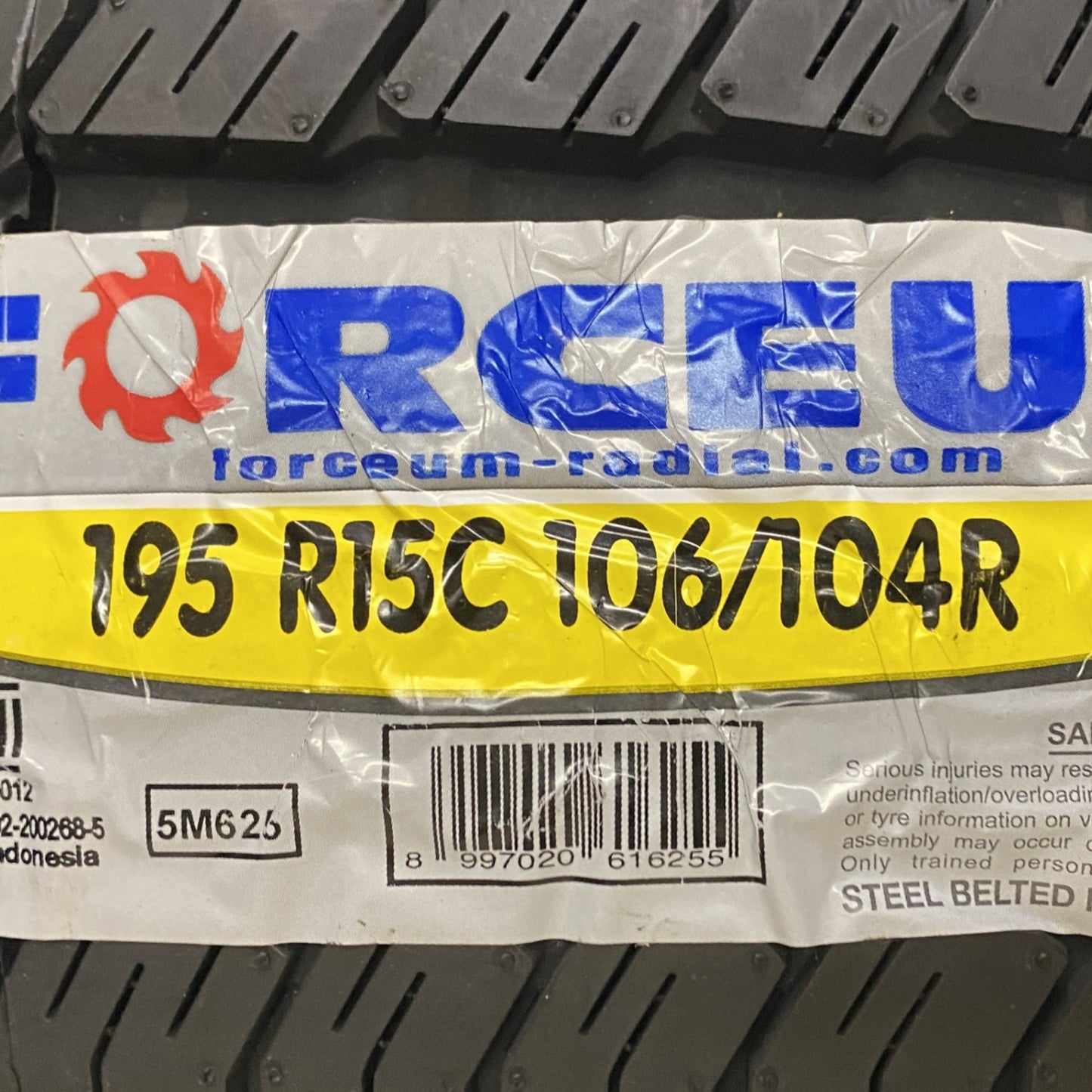 FORCEUM タイヤ 195 R15C 106/104R