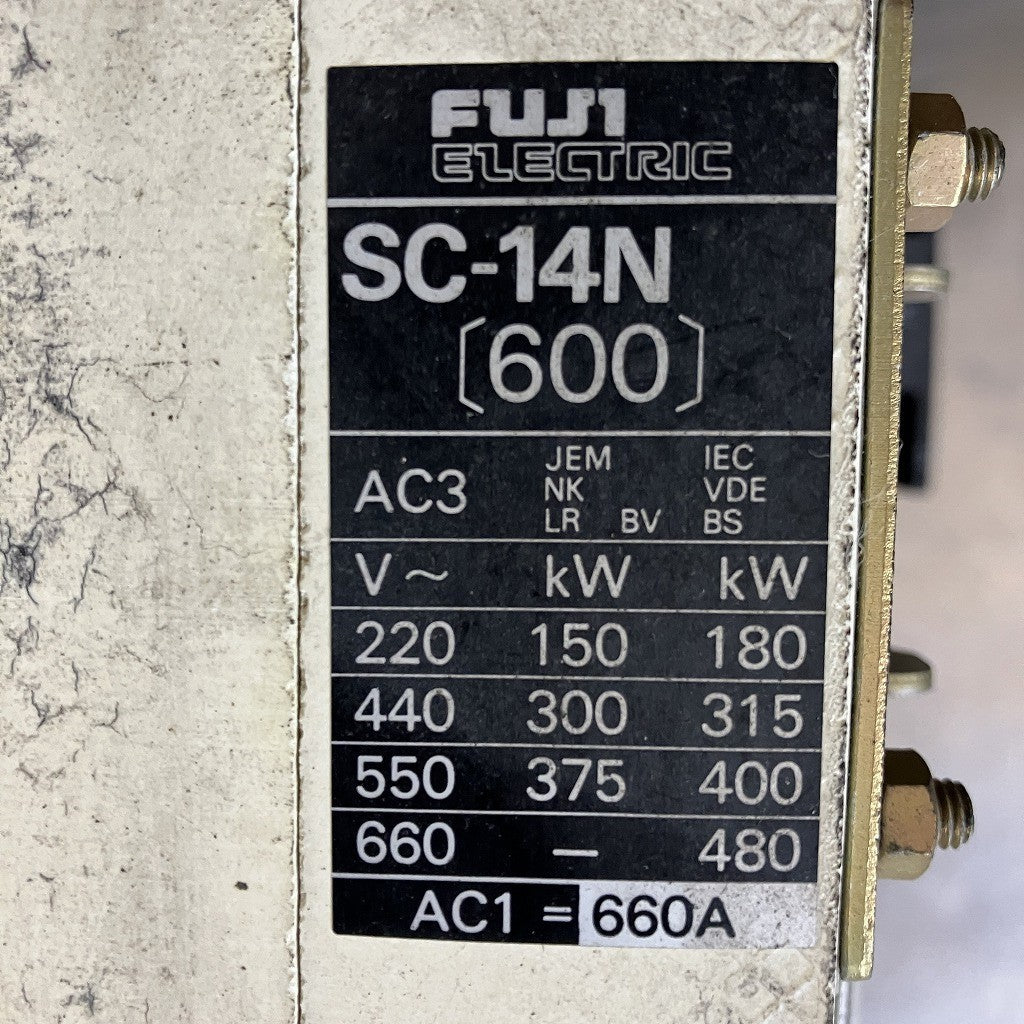 富士電機 電磁接触器 SC-14N SC6AAA