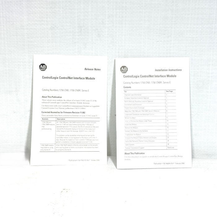 Allen-Bradley コントローラー 1756-CNB/E