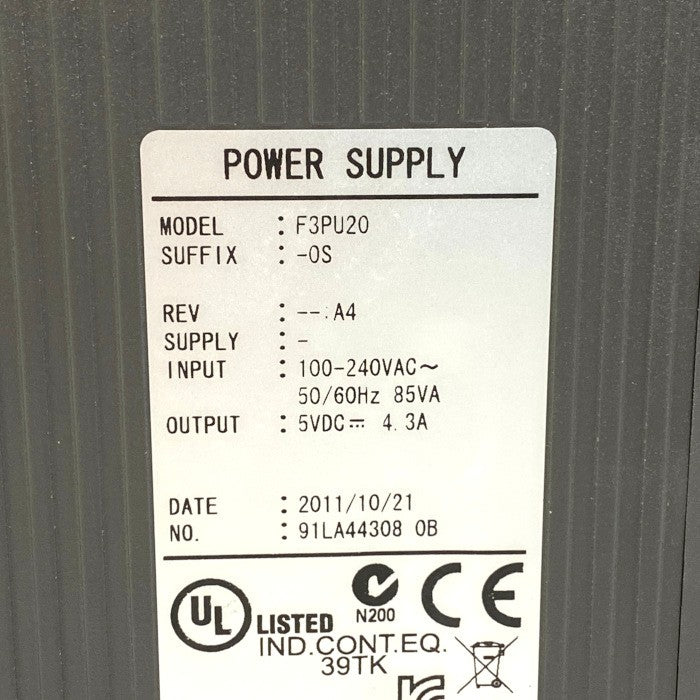 横河電機 電源モジュール F3PU20-0S
