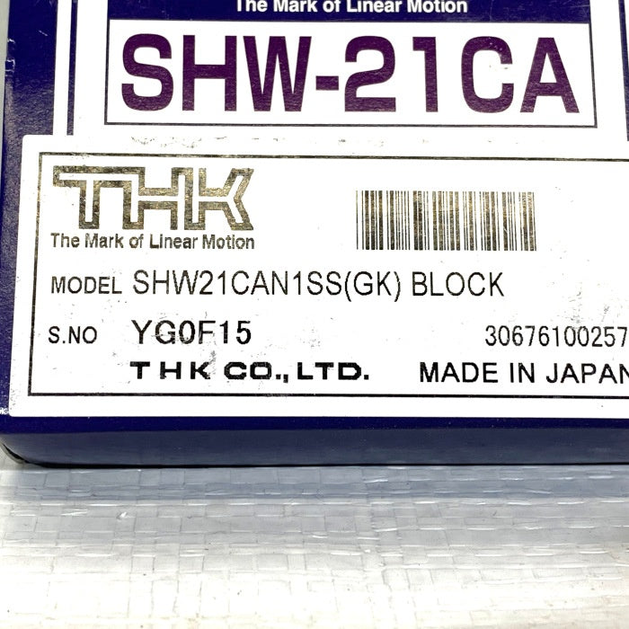 THK 軸受ブロック SHW21CAN1SS(GK)BLOCK