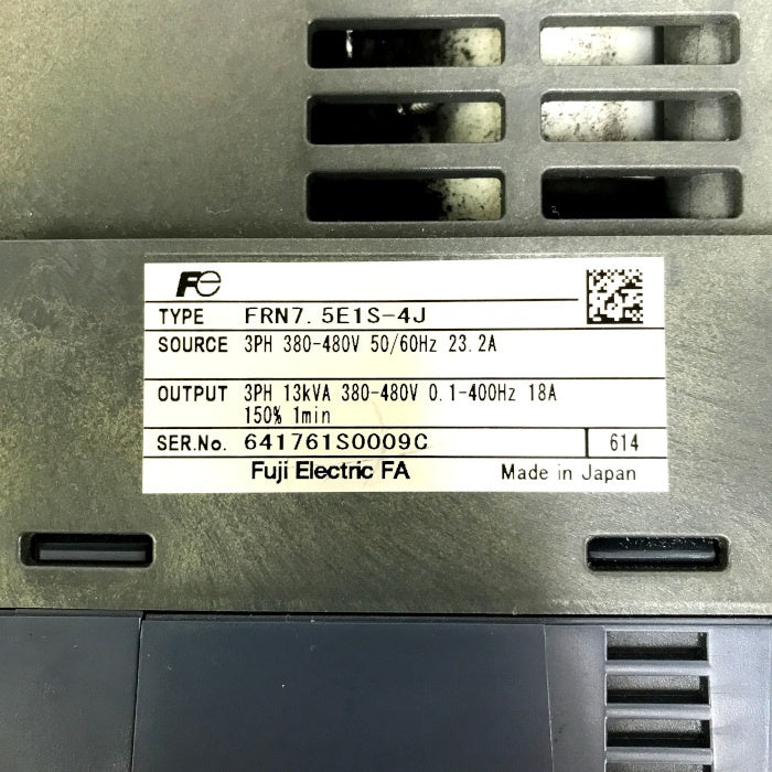 富士電機 インバータ FRN7.5E1S-4J