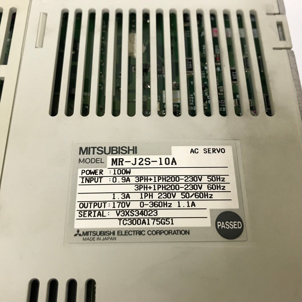 三菱電機 アンプユニット MR-J2S-10A