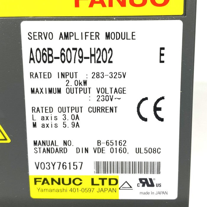 FANUC サーボアンプ A06B-6079-H202