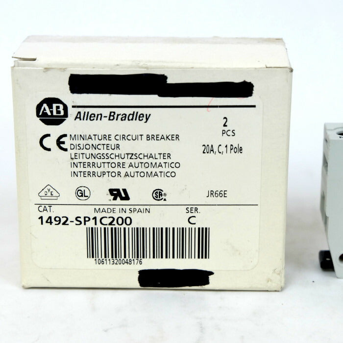 ALLEN BRADLEY 配線用遮断器 2個入 1492-SP1C200