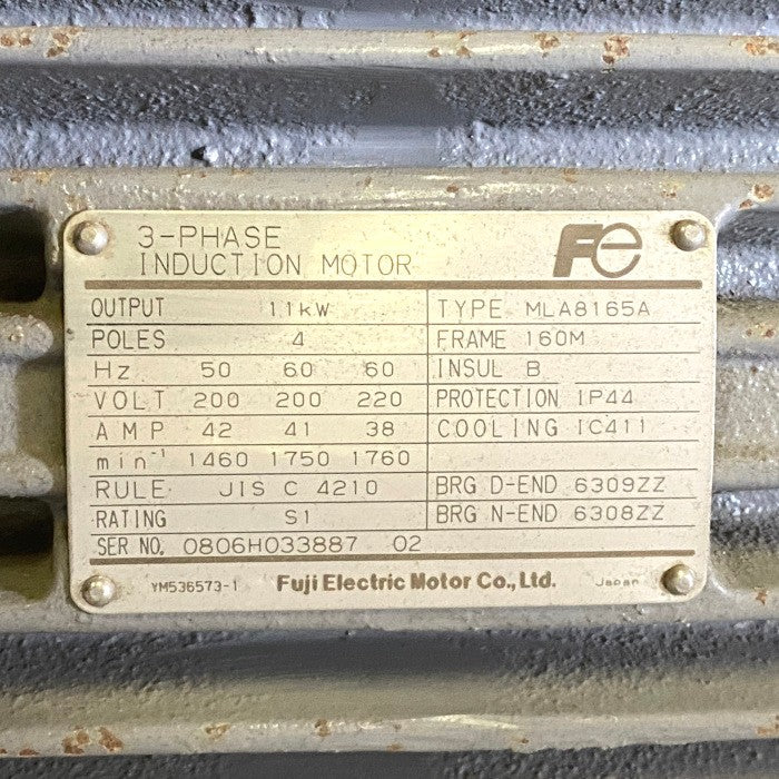 富士電機 三相モータ MLA8165A