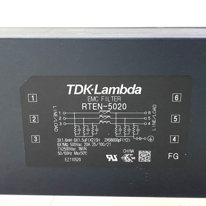 TDK 電源ライン用EMCフィルタ RTEN-5020