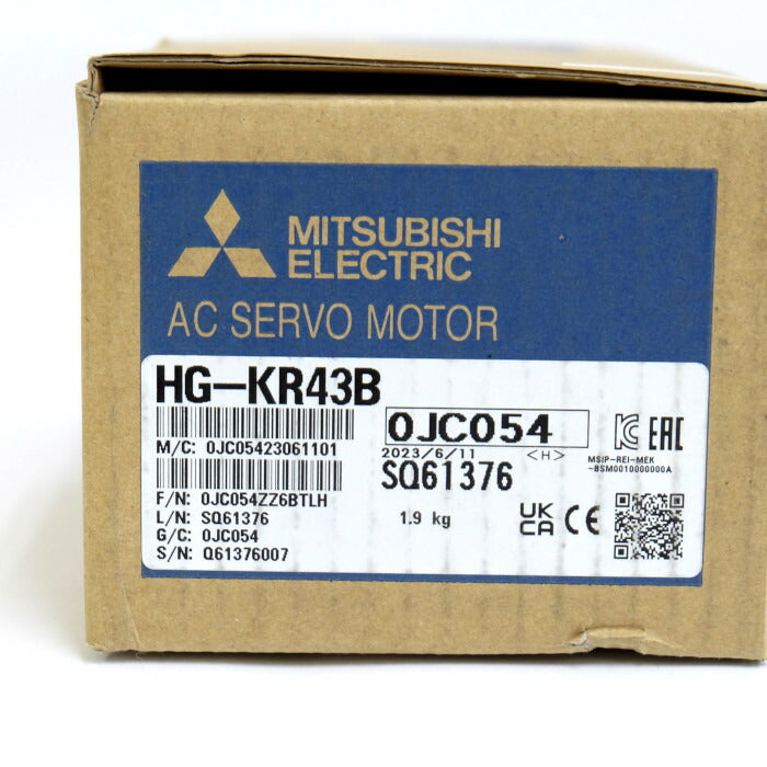 三菱電機 サーボモータ取扱説明書なし HG-KR43B
