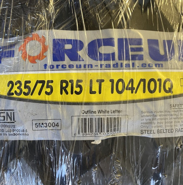 FORCEUM タイヤ 235/75 R15 LT104/101Q
