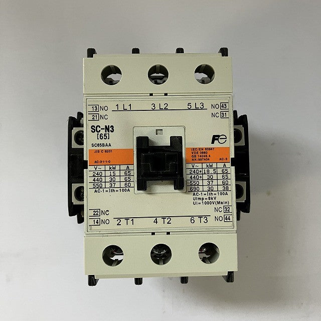 富士電機 電磁接触器 SC-N3 コイル電圧100V