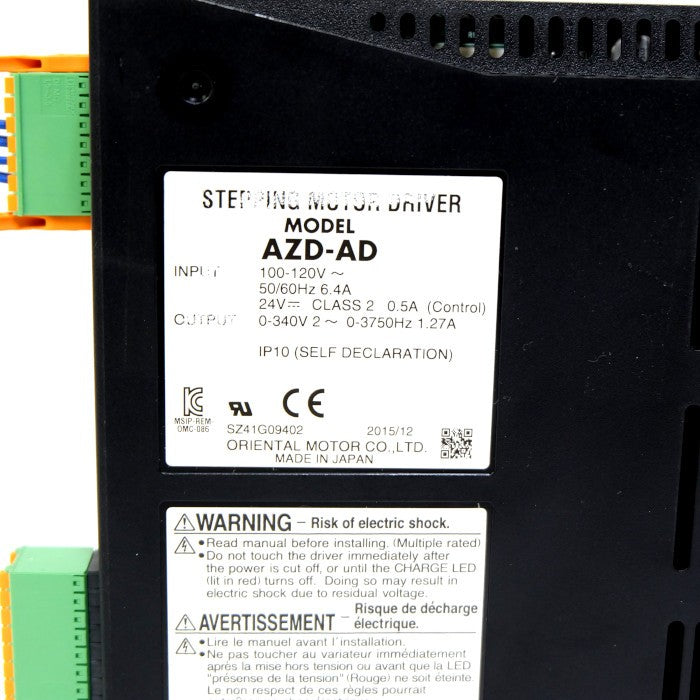 オリエンタルモータ ステッピングモーター アブソリュートセンサ搭載 AZシリーズ AZD-AD