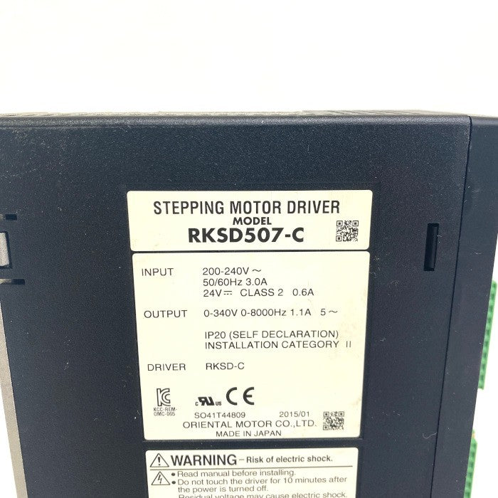 オリエンタルモータ ステッピングモーター用ドライバ RKSD507-C