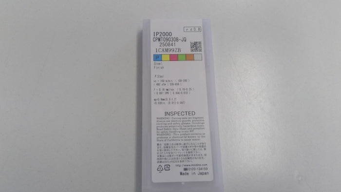 MOLDINO 切削チップ CPMT090308JQ IP2000