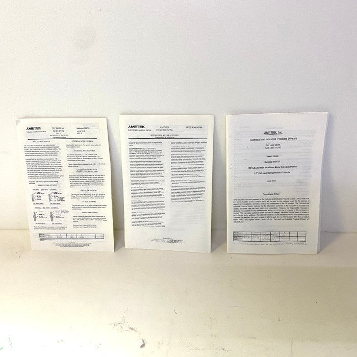 AMETEK ウィンドジャマー 3段 ブロワファン 116632-06
