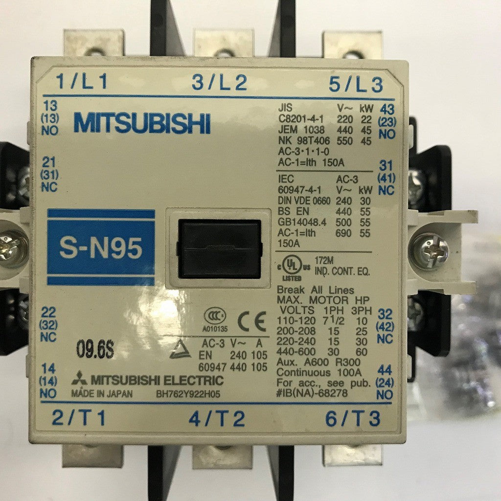 三菱電機 電磁接触器 S-N95 200V