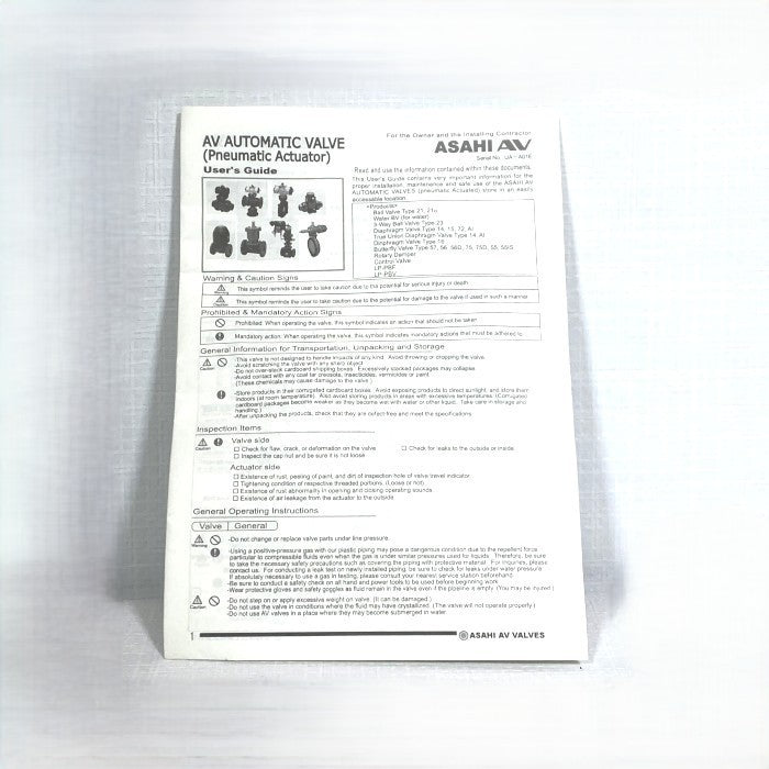 ASAHI AV ボールバルブ21型α A2AKFUESJ040 TA2A-050D-00 4N3S102K-W5-G31193