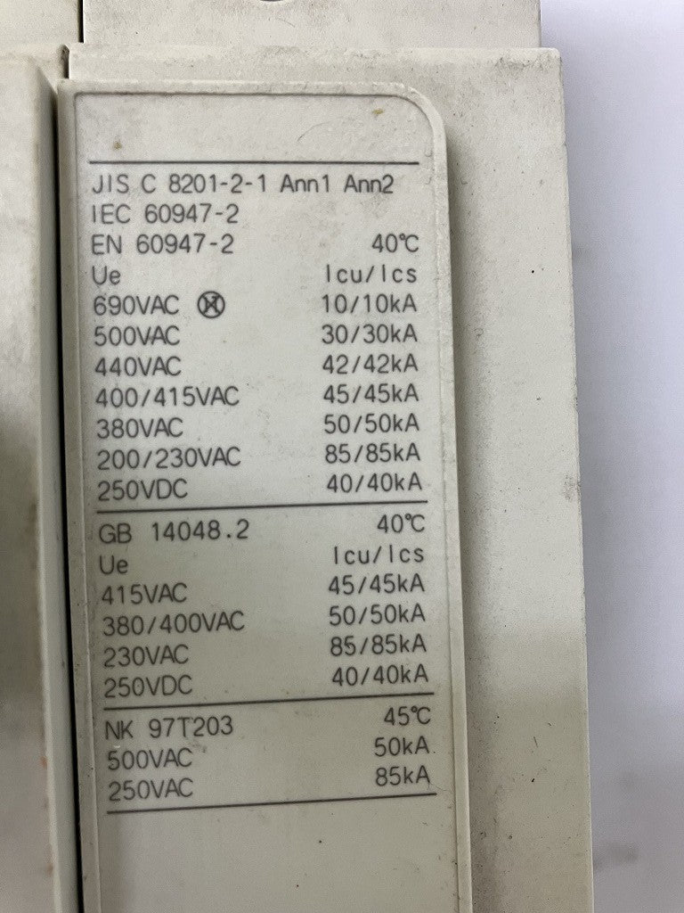三菱電機 ノーヒューズ遮断器 ブレーカ NF400-SW 400A 3P