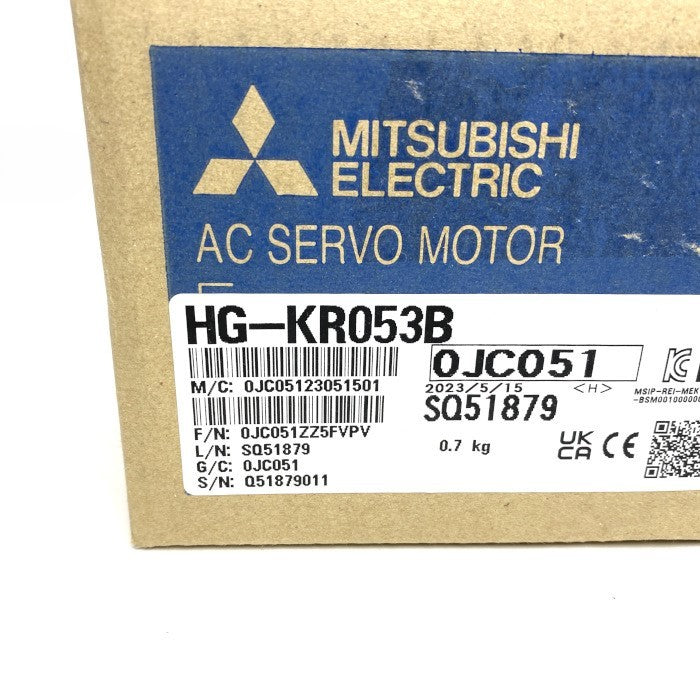 三菱電機 サーボモータ HG-KR053B