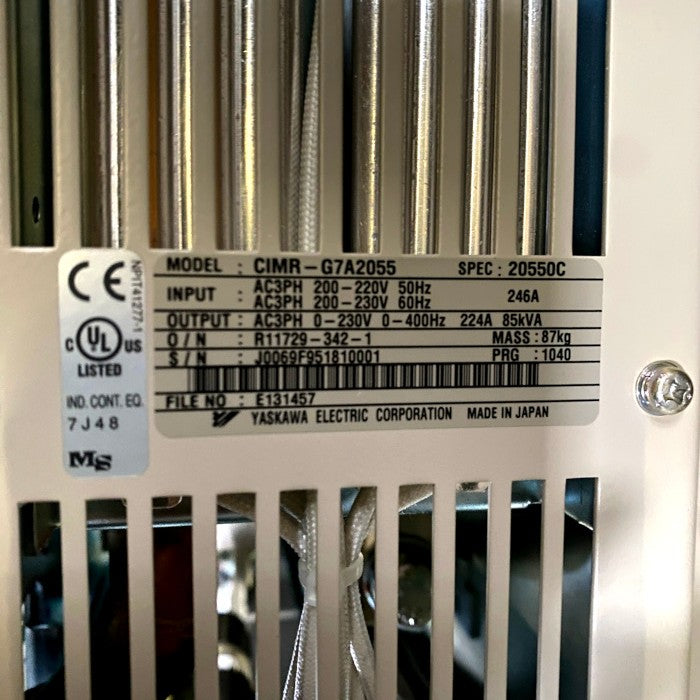 安川電機 バリスピード(インバーター) CIMR-G7A2055(200V-55KW)