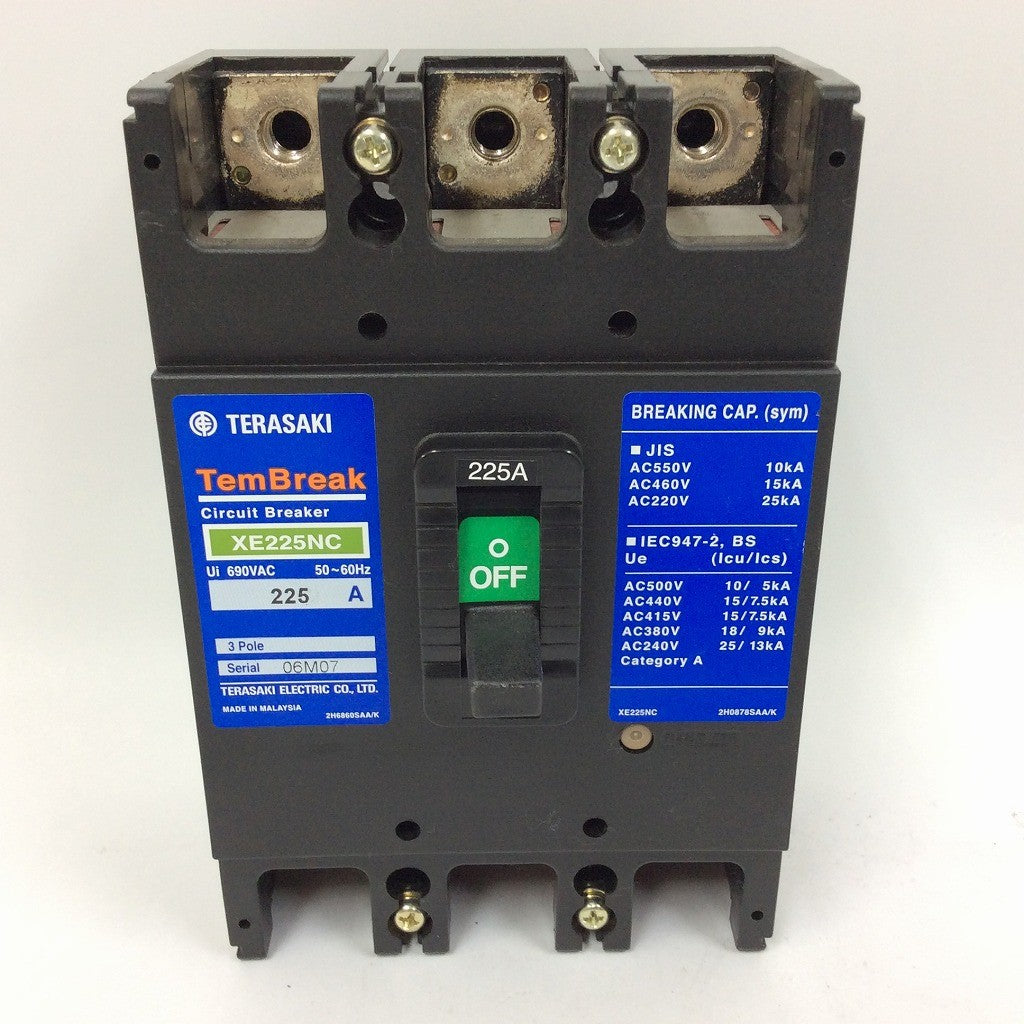 TERASAKI ブレーカー XE225NC 3POLE 225A