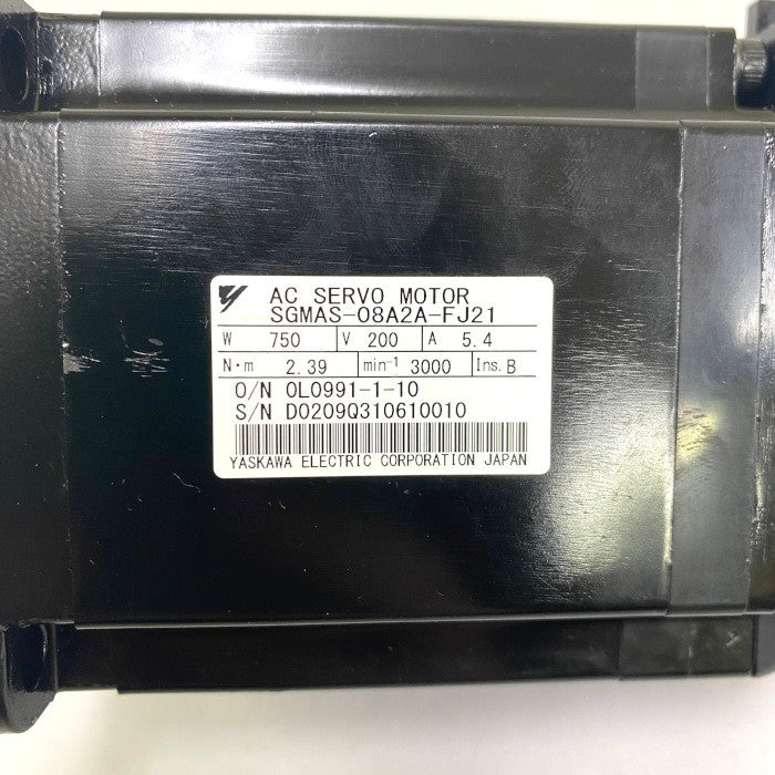 安川電機 サーボモータ SGMAS-08A2A-FJ21