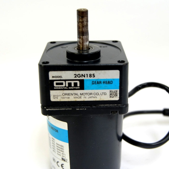 オリエンタルモーター AC小型標準トルクモーター ギヤヘッド付き 2TK3GN-CW2