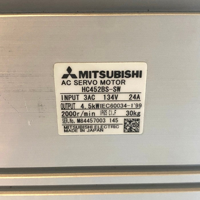 三菱電機 ACサーボモーター HC452BS-SW