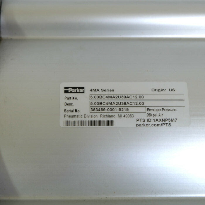 Parker 空圧シリンダー 5.00BC4MA2U38AC12.00