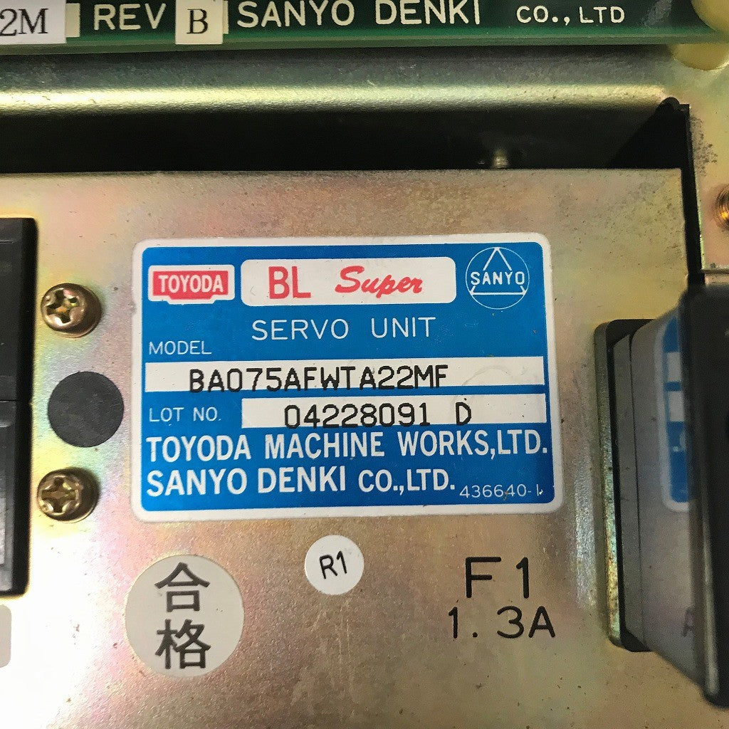 山洋電機 サーボパック BA075AFWTA22MF