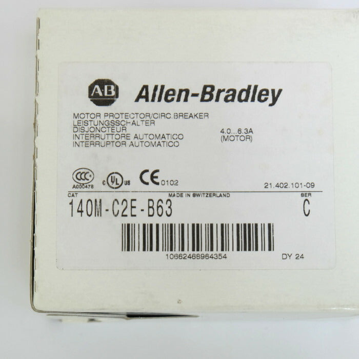 ALLEN-BRADLEY モーター保護遮断器 140M-C2E-B63