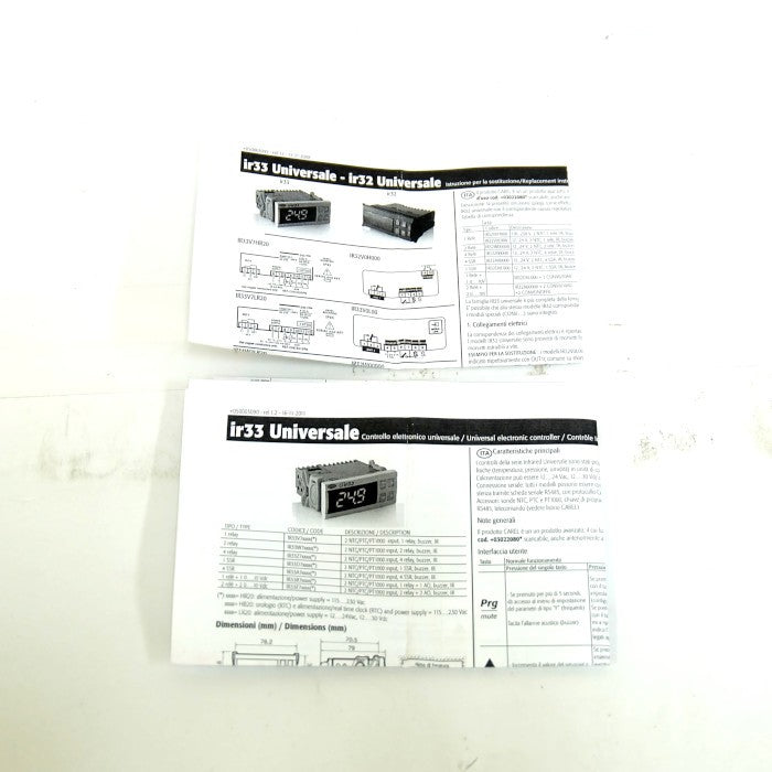 CAREL 温度調節器 ir33