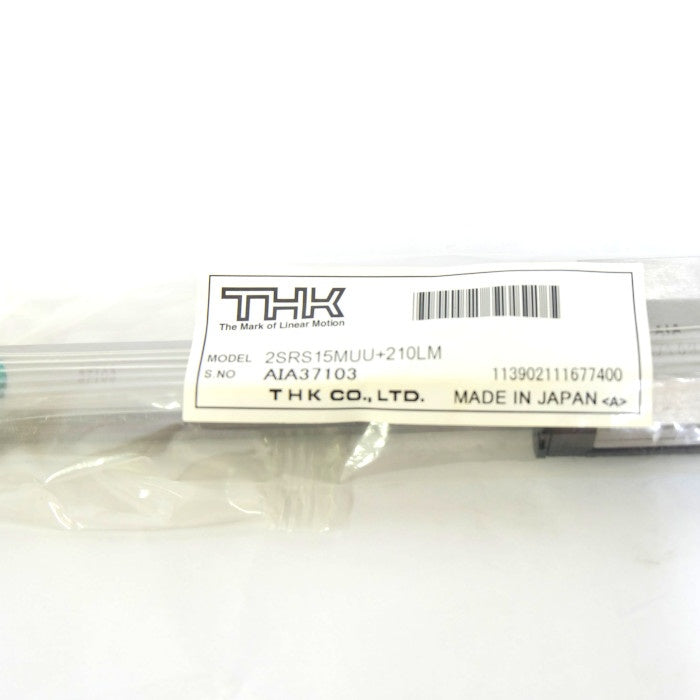 THK ボールリテーナ入りLMガイドミニチュア SRS形 2SRS15MUU+210LM