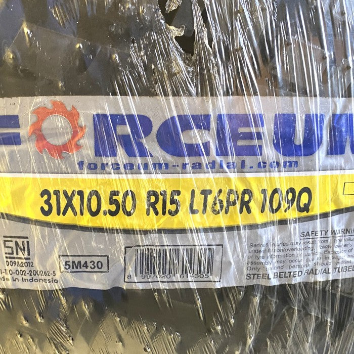FORCEUM タイヤ 31X10.50 R15 LT6PR 109Q