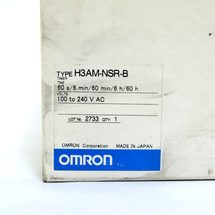 オムロン タイマー H3AM-NSR-B