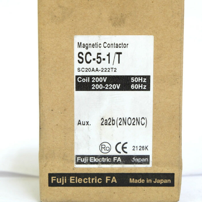 富士電機 電磁接触器 SC-5-1/T