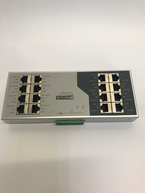 PHENIX CONTACT HUB ハブ FL SWITCH SF 16TX 2832849 コネクタ差込口割れ有 差込コネクタ欠品