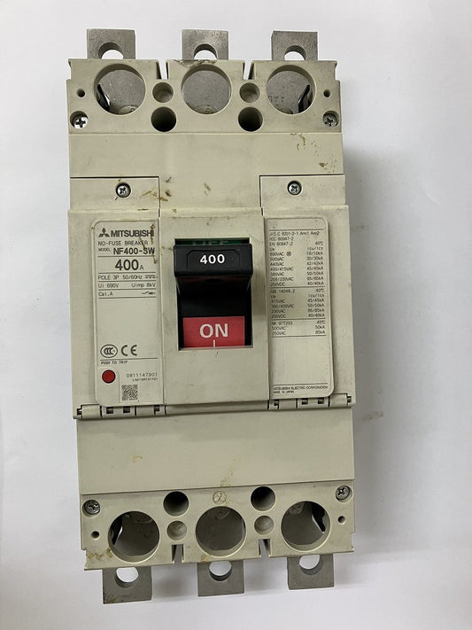 三菱電機 ノーヒューズ遮断器 ブレーカ NF400-SW 400A 3P