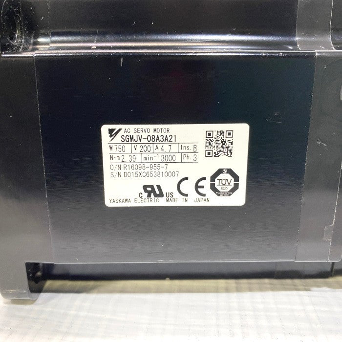 安川電機 サーボモータ SGMJV-08A3A21