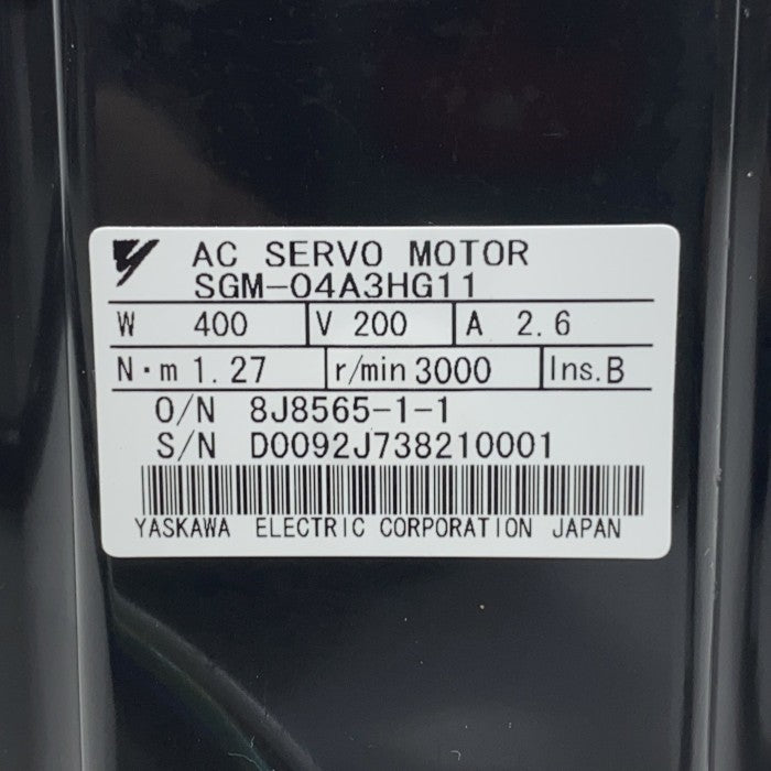 安川電機 ACサーボモーター SGM-04A3HG11